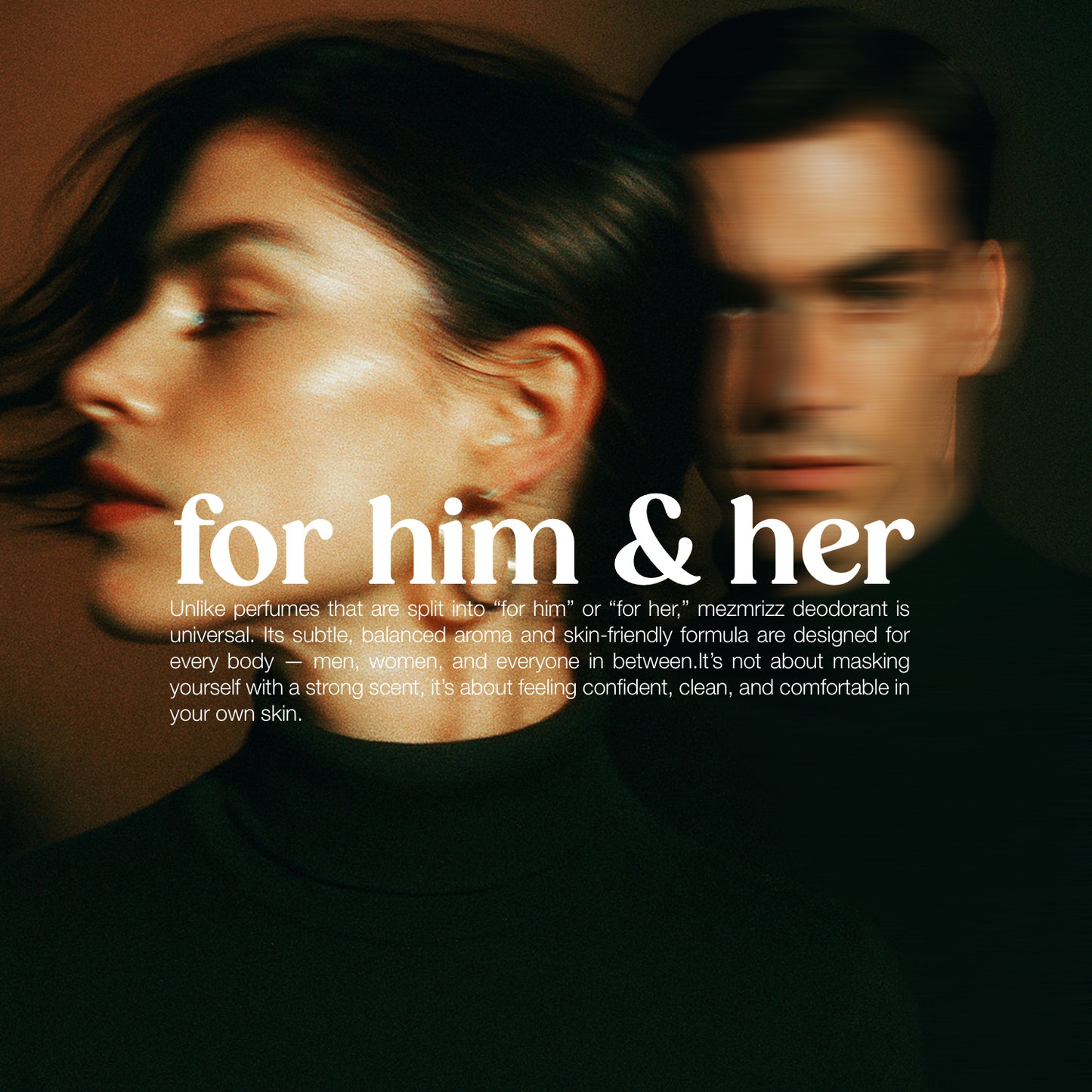 Mezmrizz Unisex Cream Deodorant Suits Sensitive Skin 50g